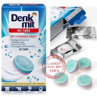 Bán Lẻ - Viên thả bồn cầu vệ sinh diệt khuẩn khử mùi Denkmit WC-TABS