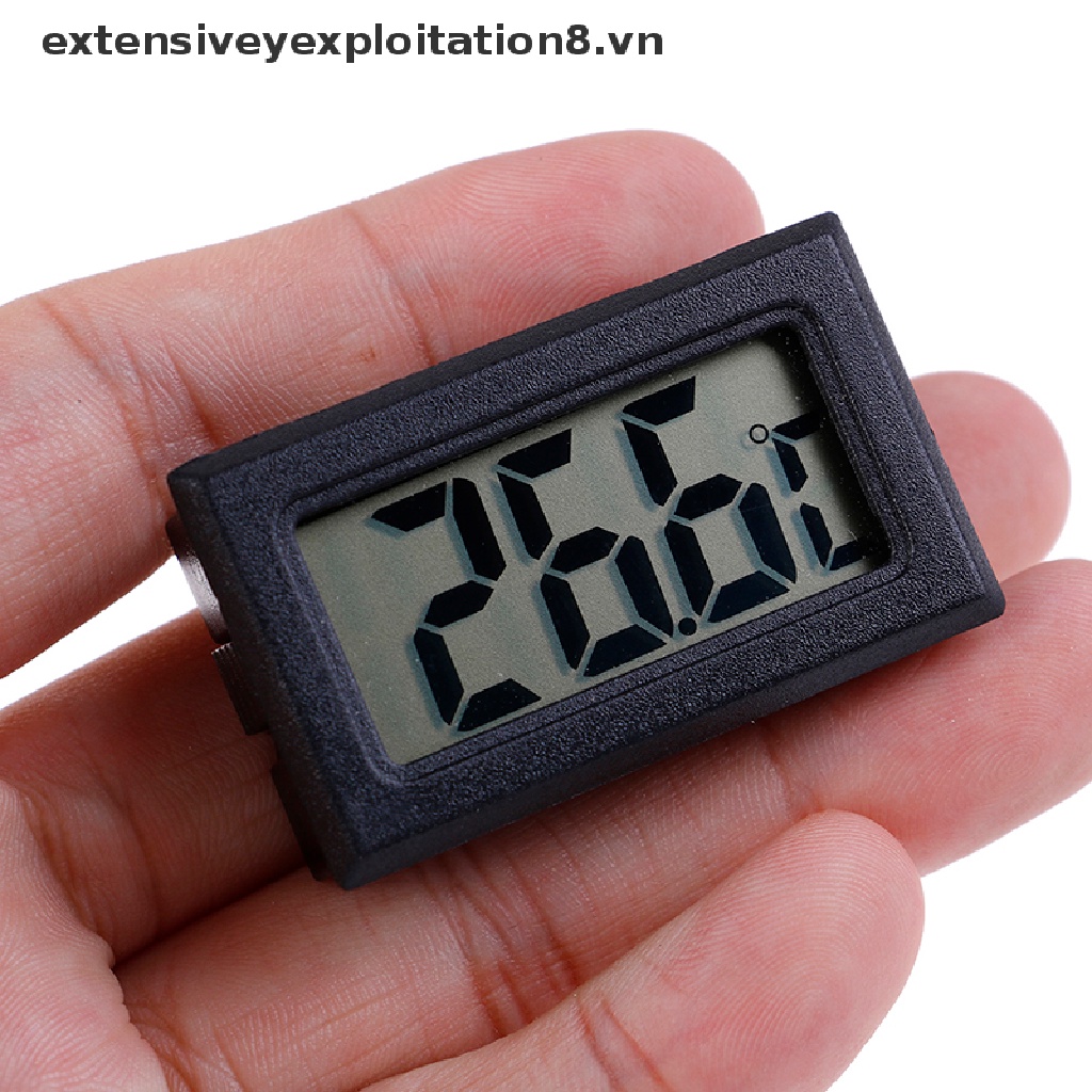 1 Nhiệt kế điện tử mini màn hình LCD đo độ ẩm / nhiệt độ trong nhà