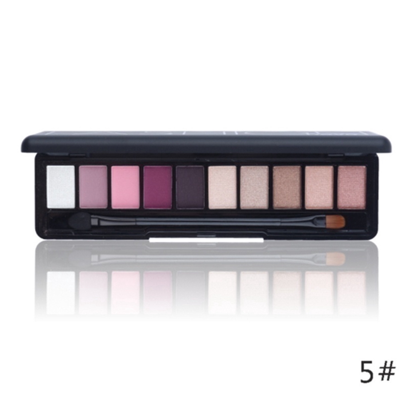 Bảng Phấn Mắt Novo 10 Màu Sắc Hiệu Ứng Lì / Ánh Nhũ Kèm Cọ Tiện Dụng | BigBuy360 - bigbuy360.vn