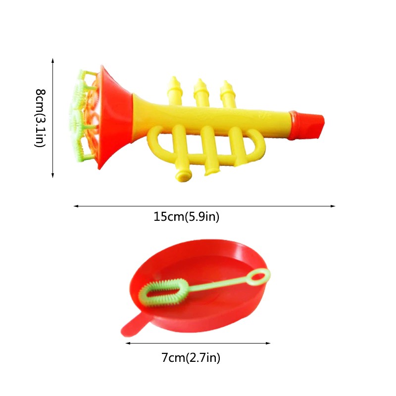 Súng thổi bong bóng xà phòng hình nhạc cụ xinh xắn cho bé