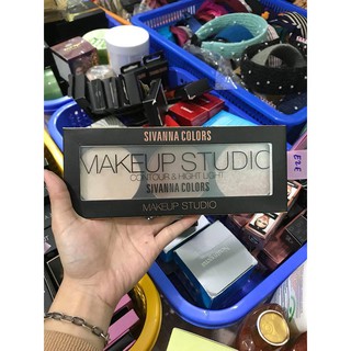 Bảng phấn tạo khối + bắt sáng sivanna colors make up studio.
