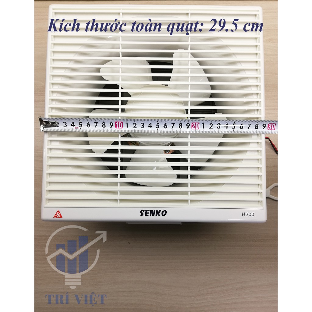 [FREESHIP] Quạt hút mùi gắn tường H200 (35W) Senko - Bảo hành 24T - Quạt hút 2 chiều (Model khác:H100, H150, H250)