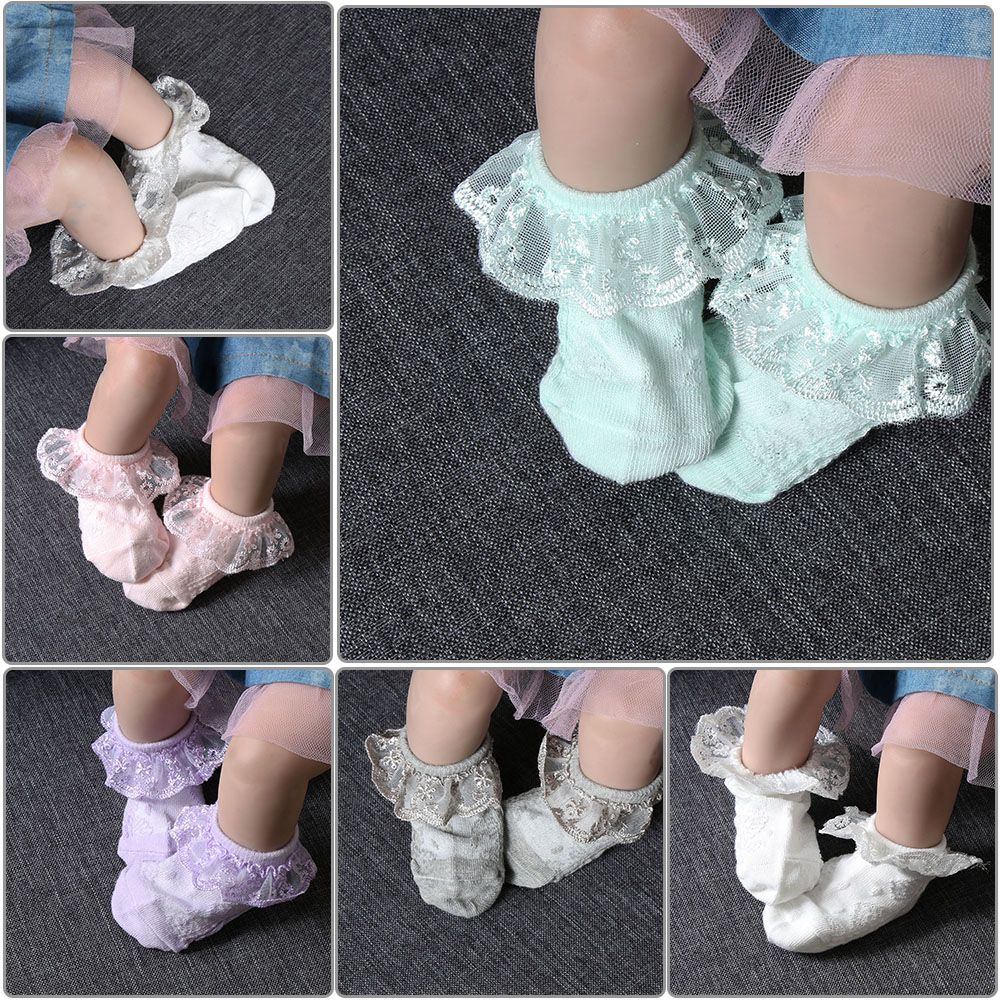 Vớ em bé gái sơ sinh đàn hồi chống trượt