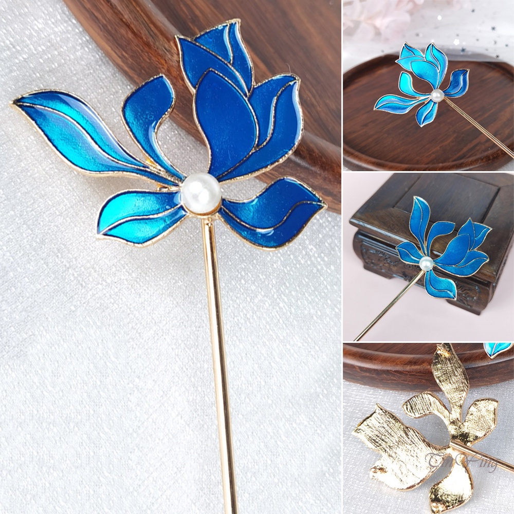 GETNOIVAS Trâm Cài Tóc Đính Ngọc Trai Kiểu Cổ Điển Thời Trang Sành Điệu Cho Nữ