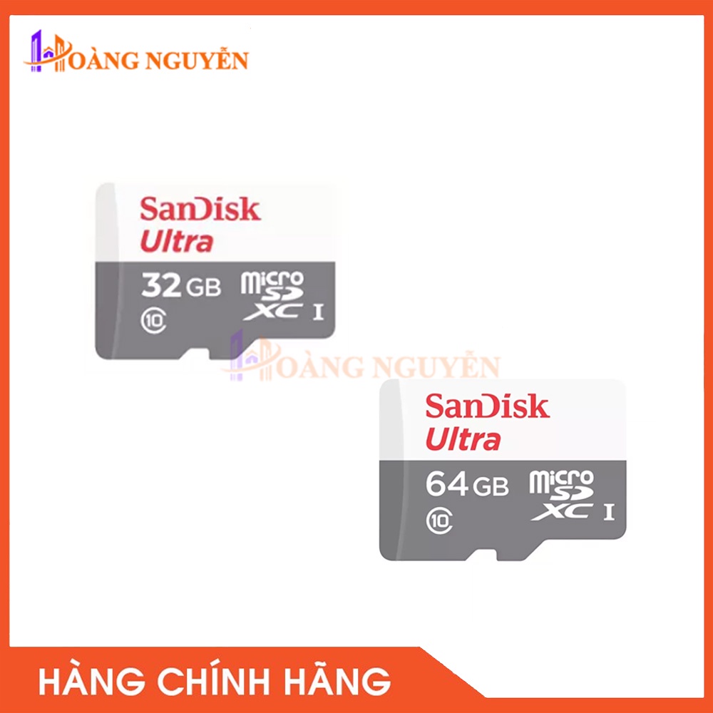 [NHÀ PHÂN PHỐI] Thẻ nhớ Sandisk (32GB/64GB/126GB)