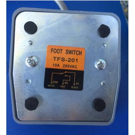 Bàn đạp công tắc TFS-201 10A-250VAC bằng nhựa