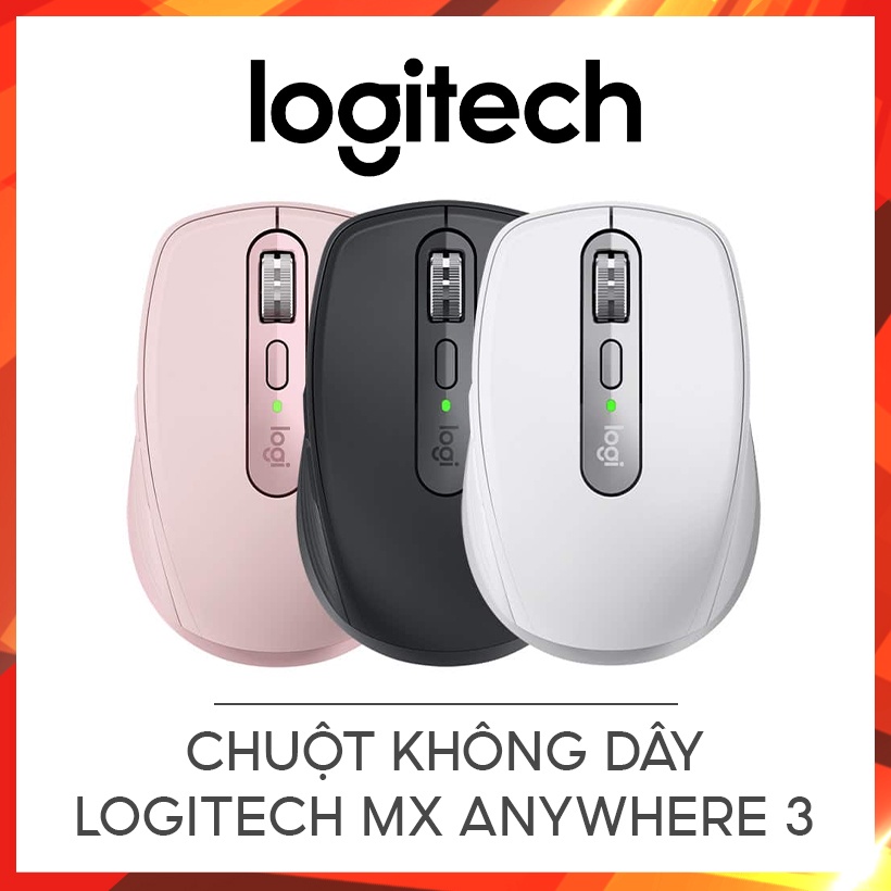 Chuột Không Dây Logitech MX Anywhere 3 - Anywhere 3 For MAC - Bảo hành chính hãng 12 Tháng