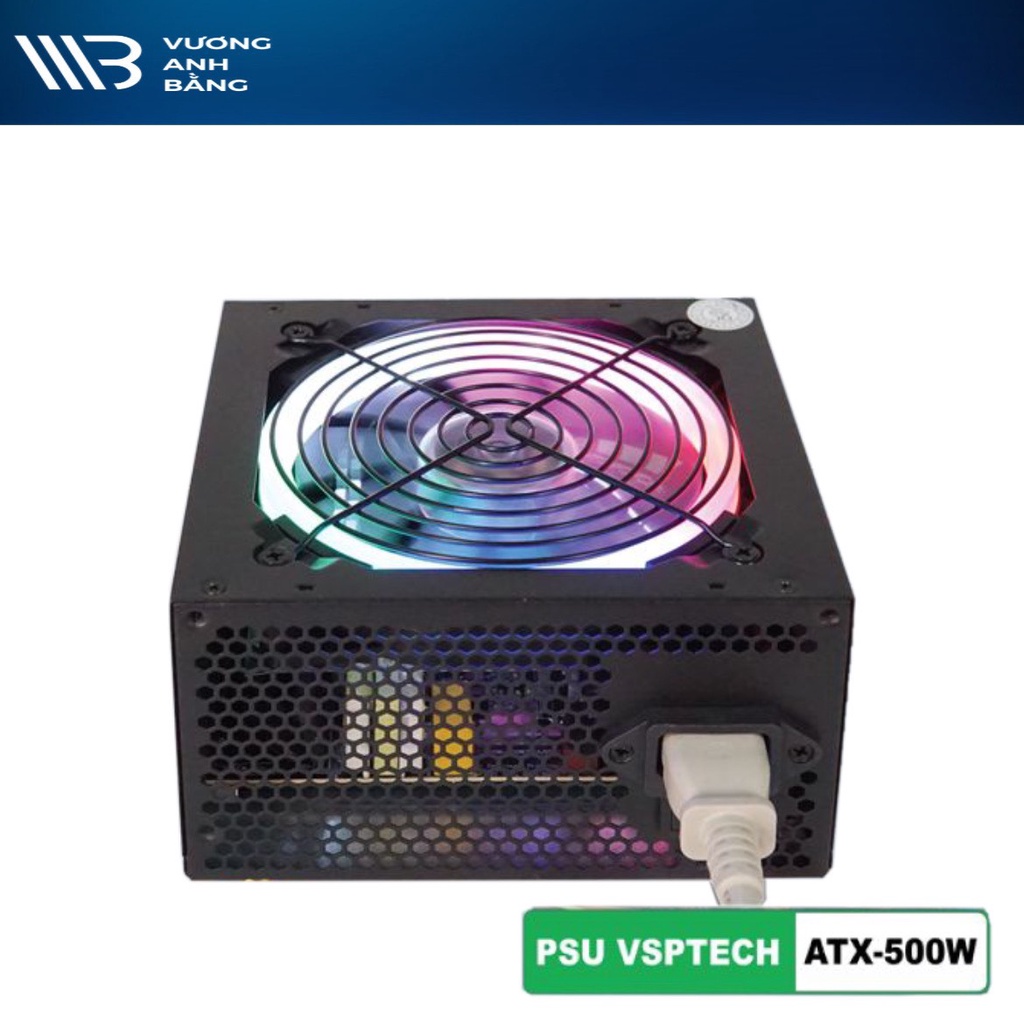 Nguồn VISION 500W LED ATX (2x4+4pin, 6+2pin)- Hàng chính hãng