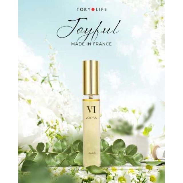 Nước hoa Pháp [ số 6] JOYFUL Eau de parfum 20ml-24ml new made in France dành cho nữ