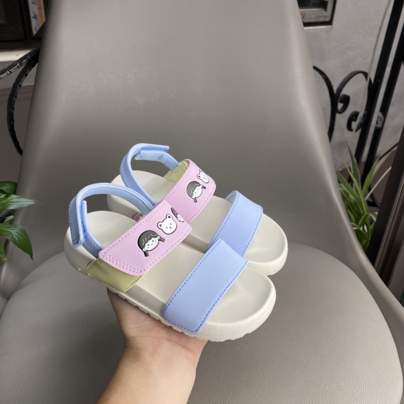 Sandal Quai Dán Cheerful Mario Cho Bé Trai Bé Gái Siêu Nhẹ Quai Ngang Thời Trang Cho Bé Từ 2-10 Tuổi