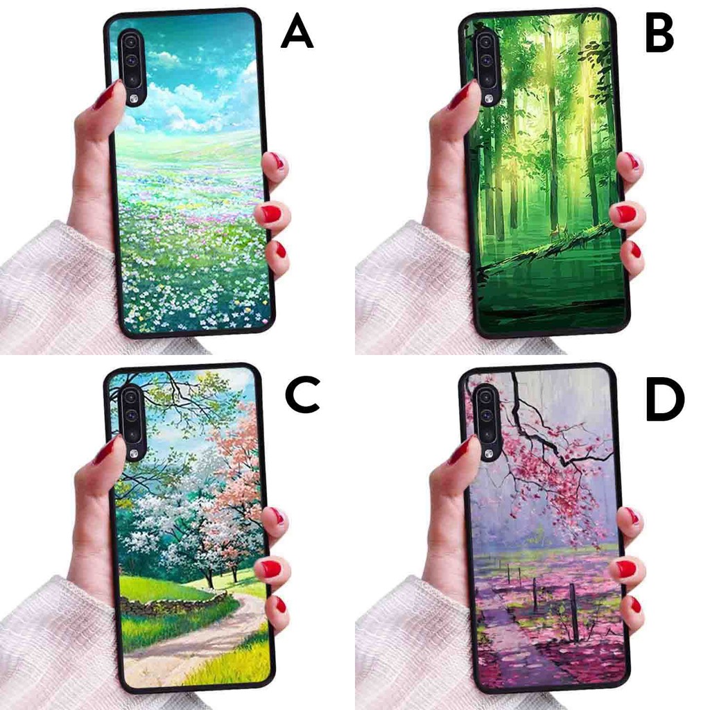ỐP LƯNG DẺO SAMSUNG A50 ĐỦ DÒNG PHONG CẢNH SINH THÁI NÊN THƠ PHỦ BÓNG NHƯ GƯƠNG