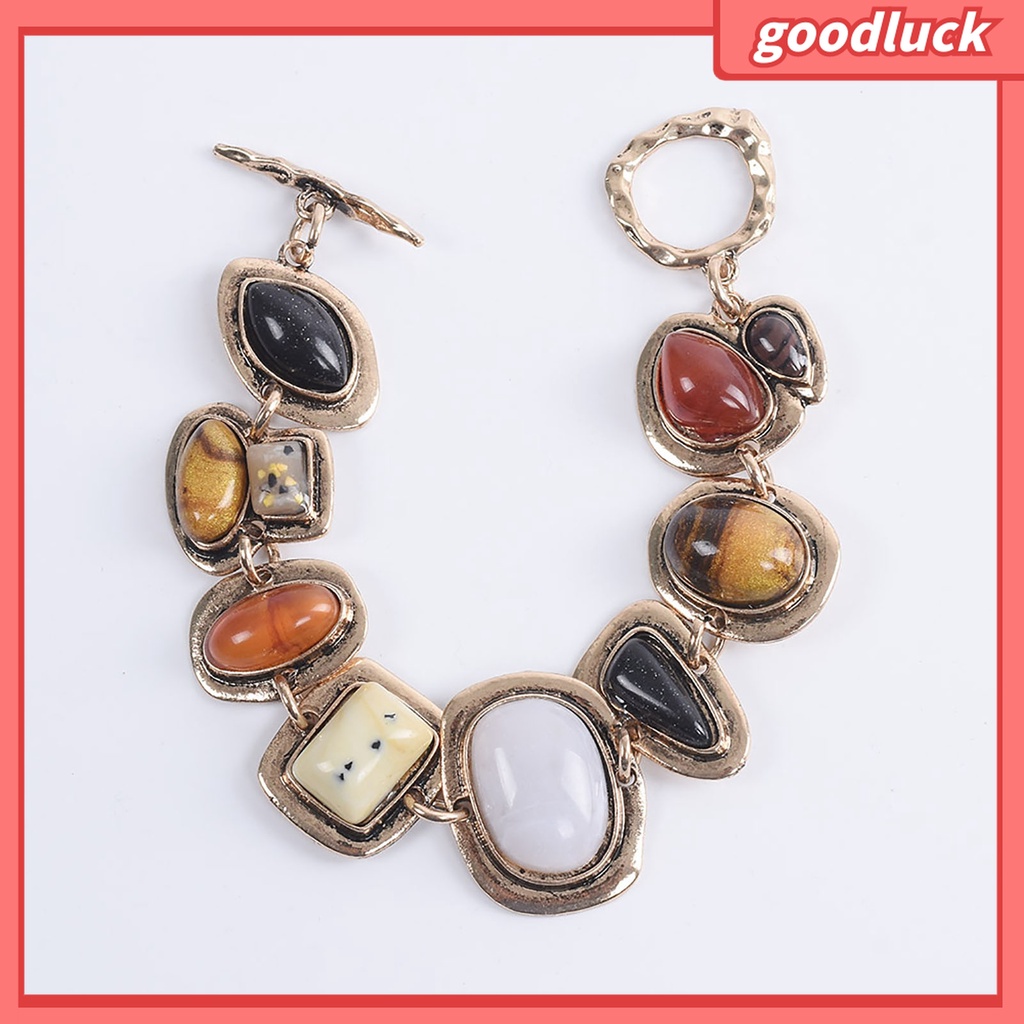 Goodluck| Vòng Đeo Tay Bằng Hợp Kim Thiết Kế Độc Đáo Thời Trang Cho Nữ