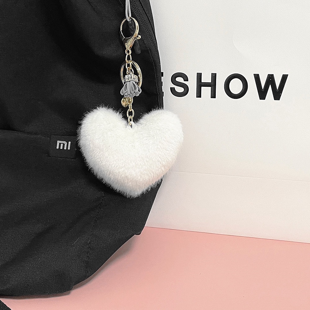 Móc khóa hình trái tim dễ thương