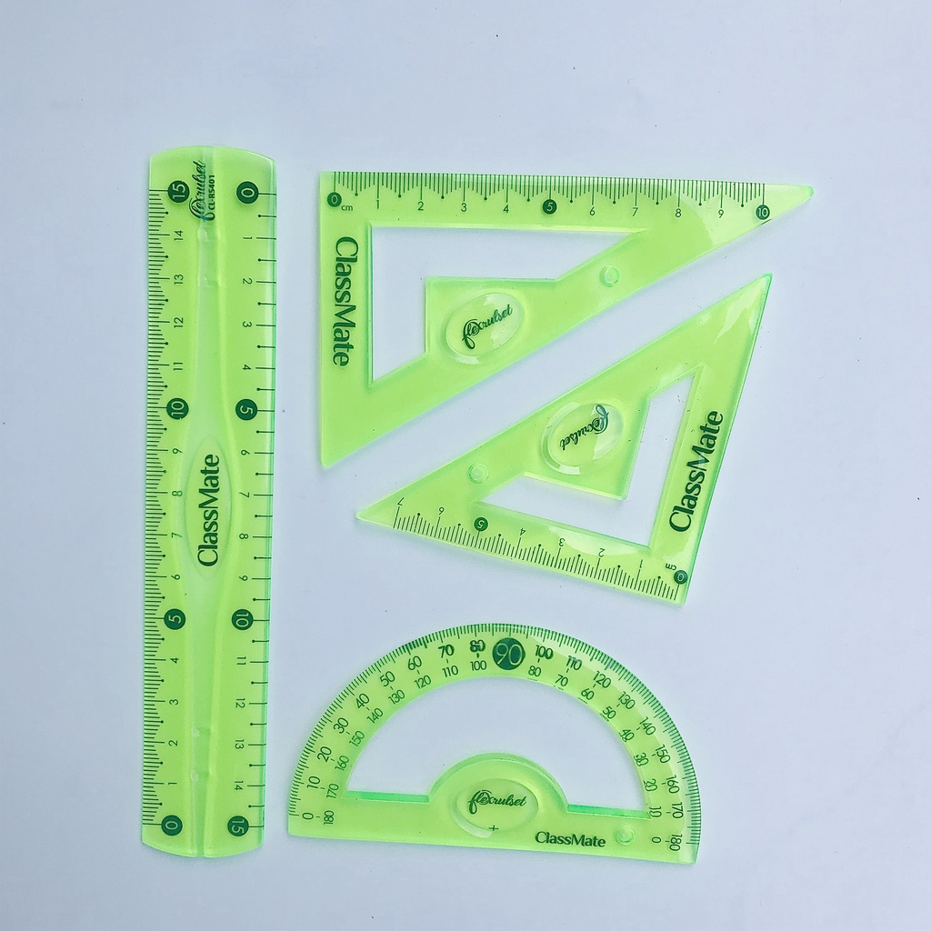 Bộ Thước Dẻo CLASSMATE 4 Món CL-RS401