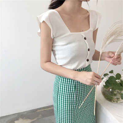 FREESHIP ĐƠN 99K_ Áo Kiểu Camisole Màu Trơn Đơn Giản | BigBuy360 - bigbuy360.vn