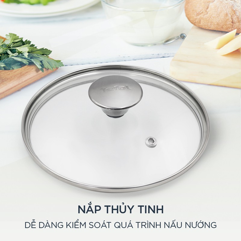 Bộ 3 nồi inox Tefal Simpleo B907S644 16cm -20cm -24cm