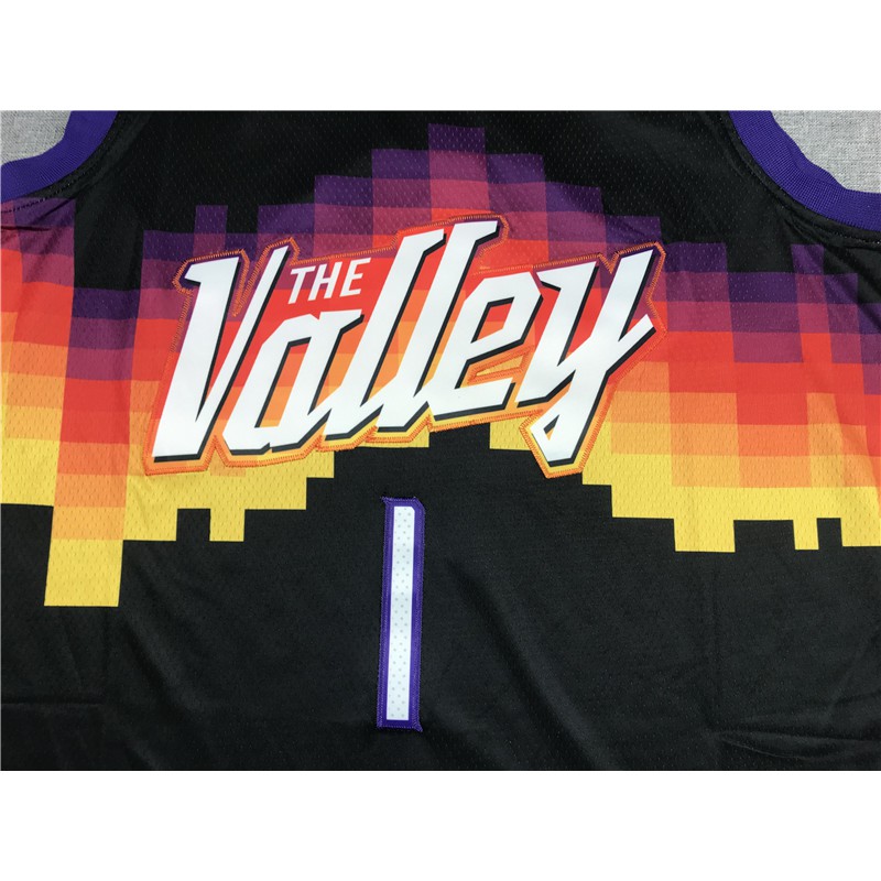 Áo thun thể thao in chữ BOOKER số 1 phong cách NBA