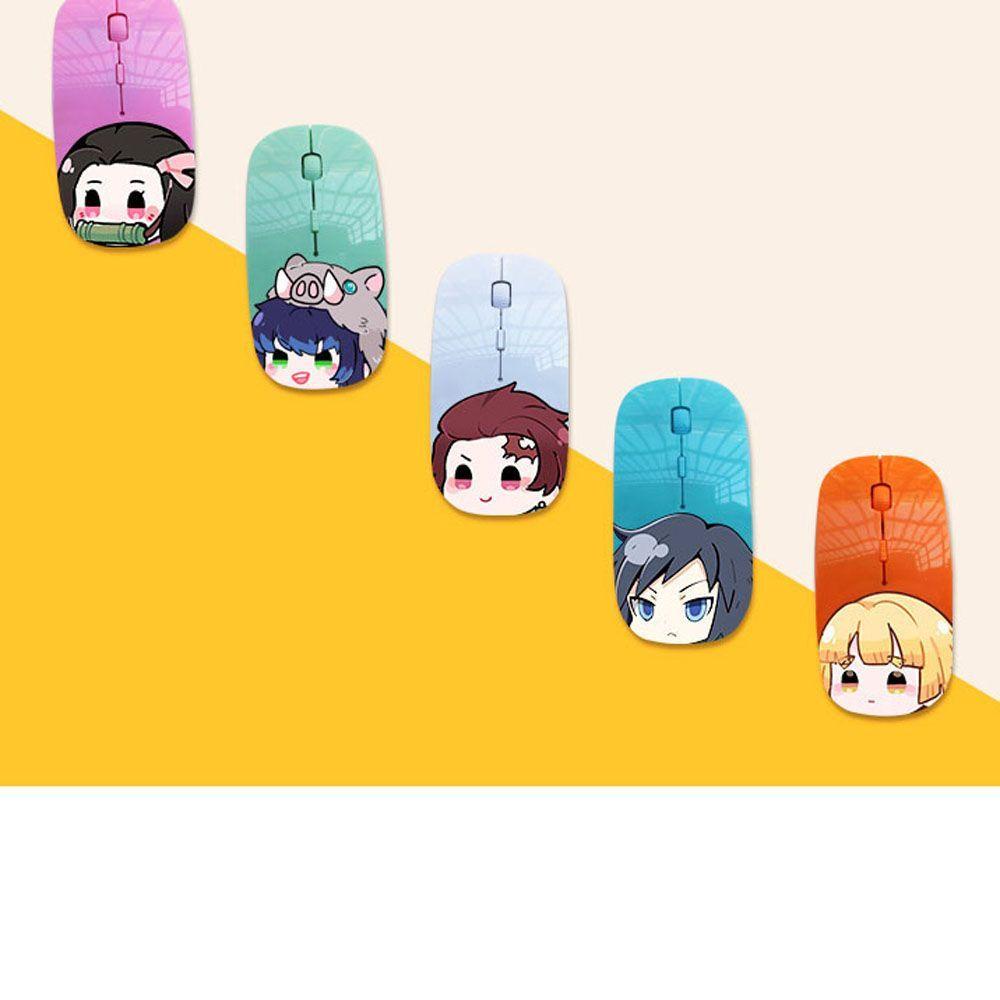 Chuột không dây USB 2.4G WMES15H Demon Slayer Dễ Thương