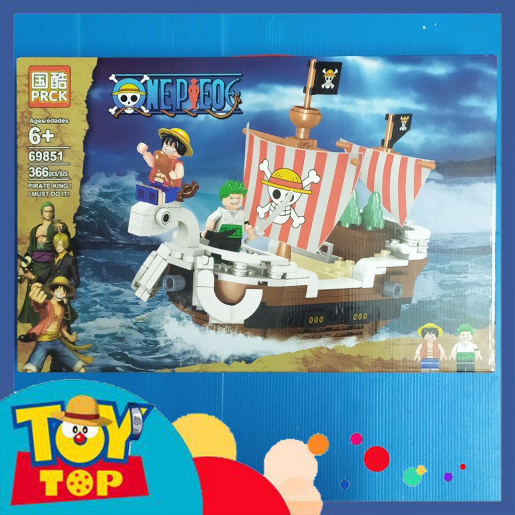 Đồ chơi lắp ráp xếp hình ghép One Piece : Tàu thuyền của Băng mũ rơm Luffy Zoro GOING MERRY SHIP PRCK 69851