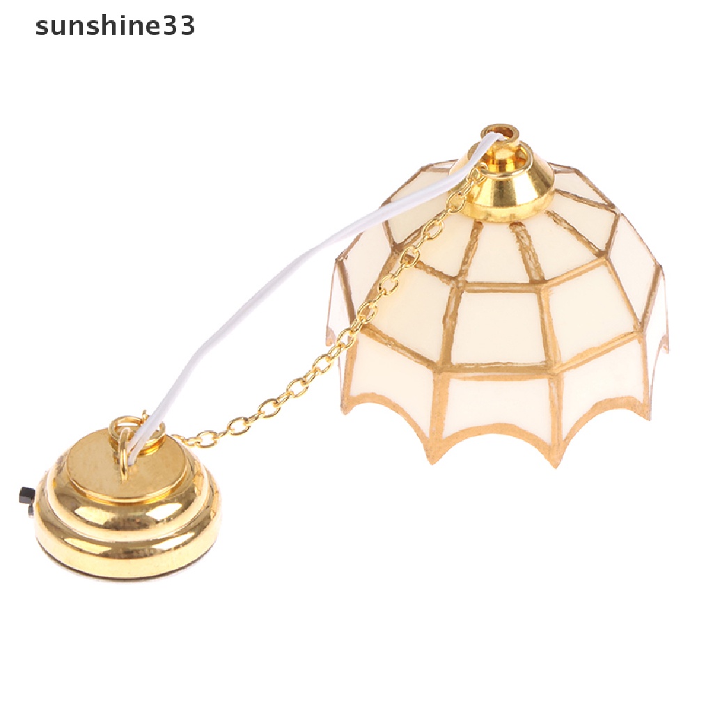 Bộ Đèn Trần Mini Tỉ Lệ 1: 12 Cho Nhà Búp Bê