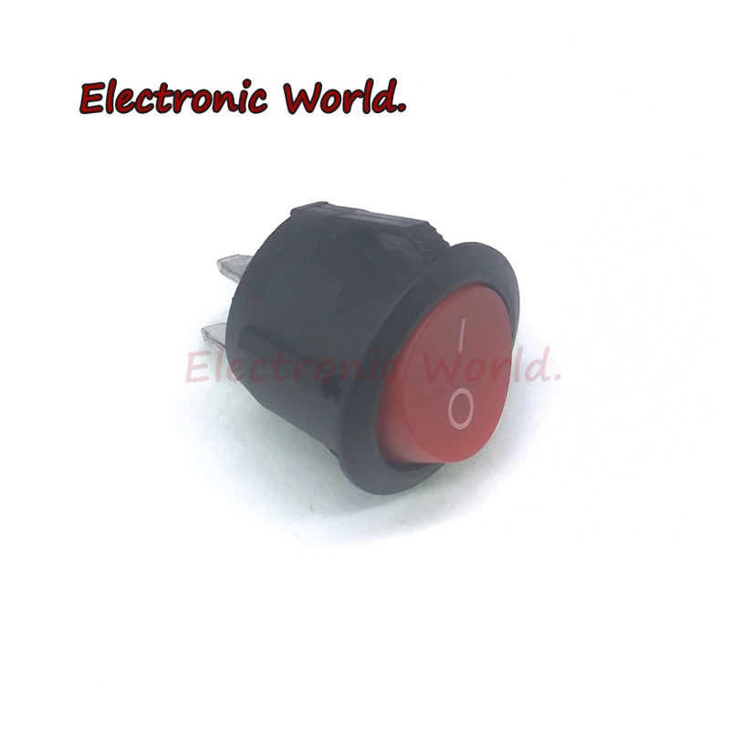 Set 10 Công Tắc Tròn 23mm KCD1-2 SPST 2PIN 6A 250V