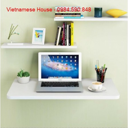 Bàn gấp treo tường  thông minh rộng 40/100 cm  (Vietnamese House)