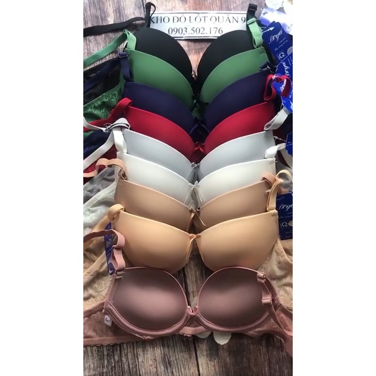 Áo lót Boya mút vừa trơn, dây ren