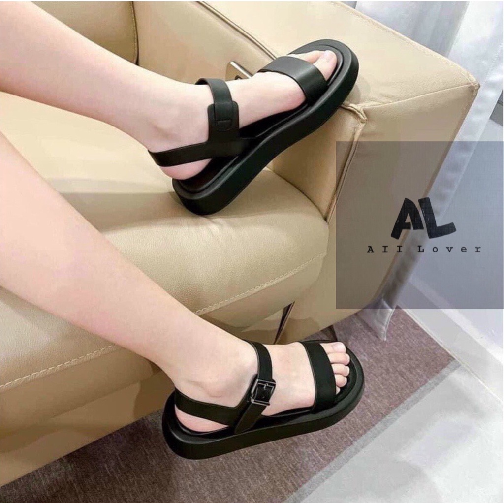 GIÀY BÁNH MÌ ALI LOVER - SANDAL NỮ QUAI NGANG 2 PHÂN - XUỒNG NỮ CÓ QUAI HẬU - SANDAL HỌC SINH - AS220515