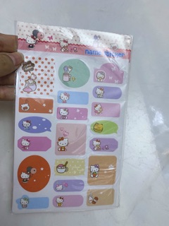 Nhãn dán họ tên - name sticker