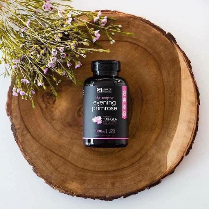 Tinh dầu hoa anh thảo Evening Primrose Oil, Nội Tiết Tố Nữ, Sports Research USA | Thế Giới Skin Care