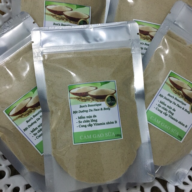 100g Bột Handmade Cám gạo sữa nguyên chất