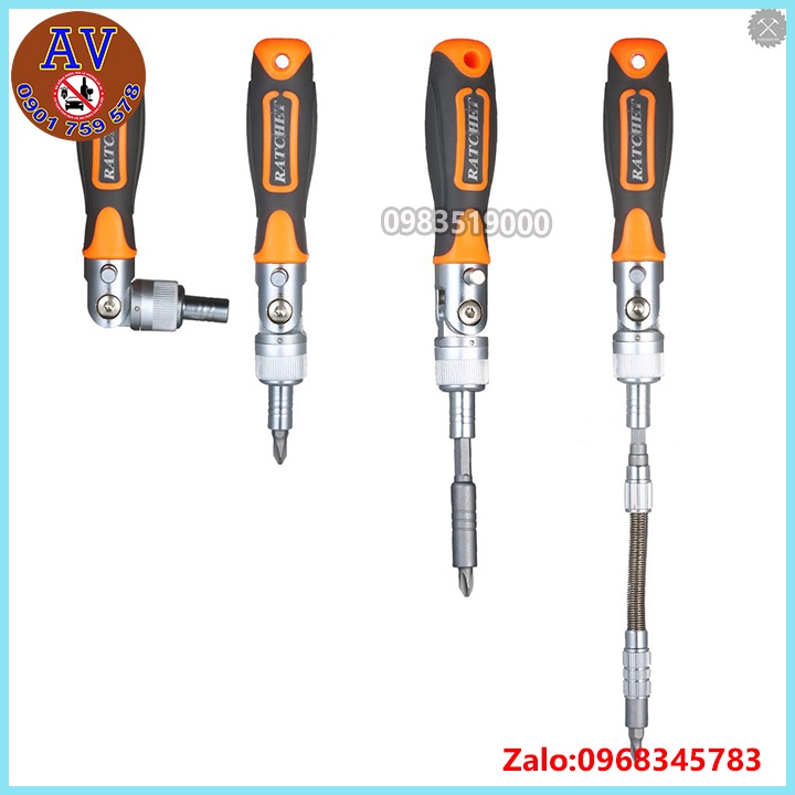 Tua Vít Đa Năng 38 Món Tháo Mở Sửa Chữa Điện Thoại/ Máy Tính/ Đồ Điện Tử Với Các Đầu Cờ Lê Tròng Cóc Đầu Vít Từ Tính