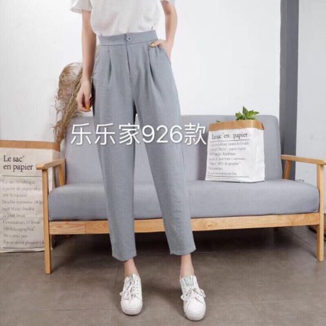 Quần baggy đũi xước siêu mát