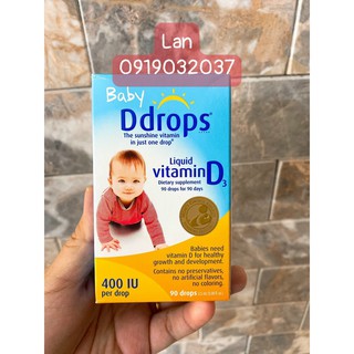 Baby Drop Vitamin D3 của Mỹ. DATE 2023