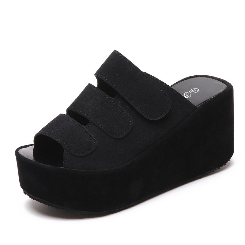 Giày sandal nữ đế xuồng cao