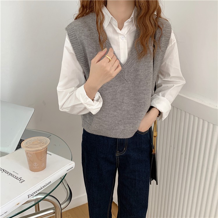 Áo Khoác Ghi Lê Chất Len Thời Trang Sành Điệu Cao Cấp Cho Nữ | BigBuy360 - bigbuy360.vn