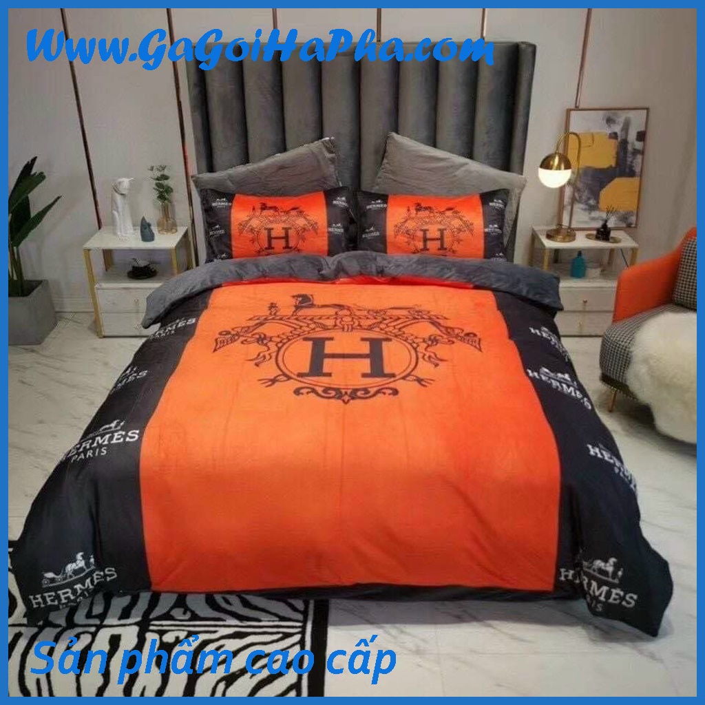 Bộ chăn ga gối nỉ in cao cấp sang chảnh, bộ ga giường nỉ loại 1 xịn xò