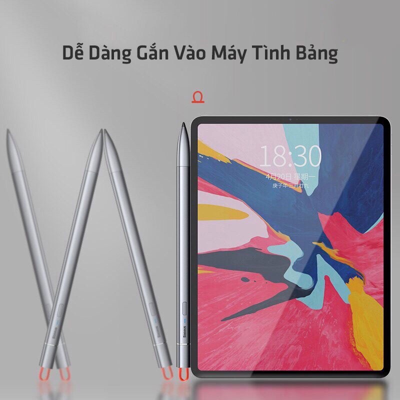 Bút Cảm Ứng Stylus Chuyên dành Cho iPad Baseus Square Line Capacitive