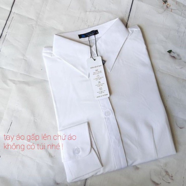 [XẢ LỖ] ️🏆Áo sơ mi trắng công sở nữ tay dài form ôm chuẩn mặc cực tôn dáng️🏆️🏆 sang trọng vải kate Ý bao đẹp ️🏆ĐƯỢC 