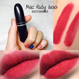 Son Mac fullsize Ruby woo/Chili/Devote to chili/Mull it over
