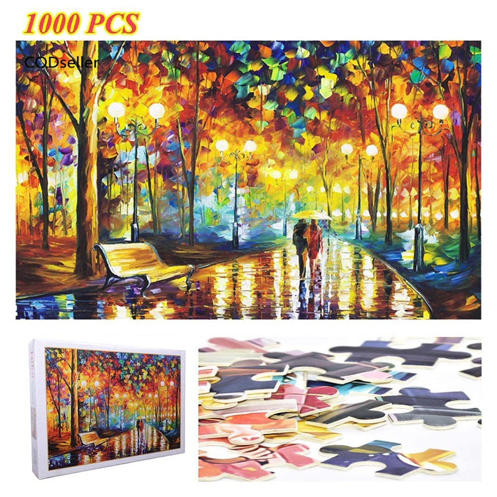 Bộ Đồ Chơi Xếp Hình 1000 Mảnh Bằng Giấy Cho Bé