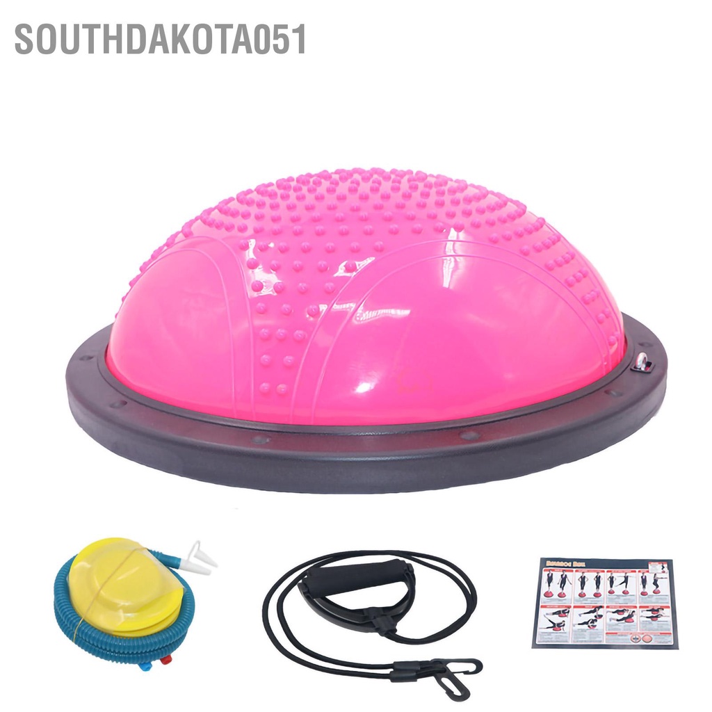 [Hàng HOT] Bóng Tập Cân Bằng Bosu Hình Bán Cầu Hỗ Trợ Tập Thể Dục Gym / Yoga Tại Nhà【Southdakota051】