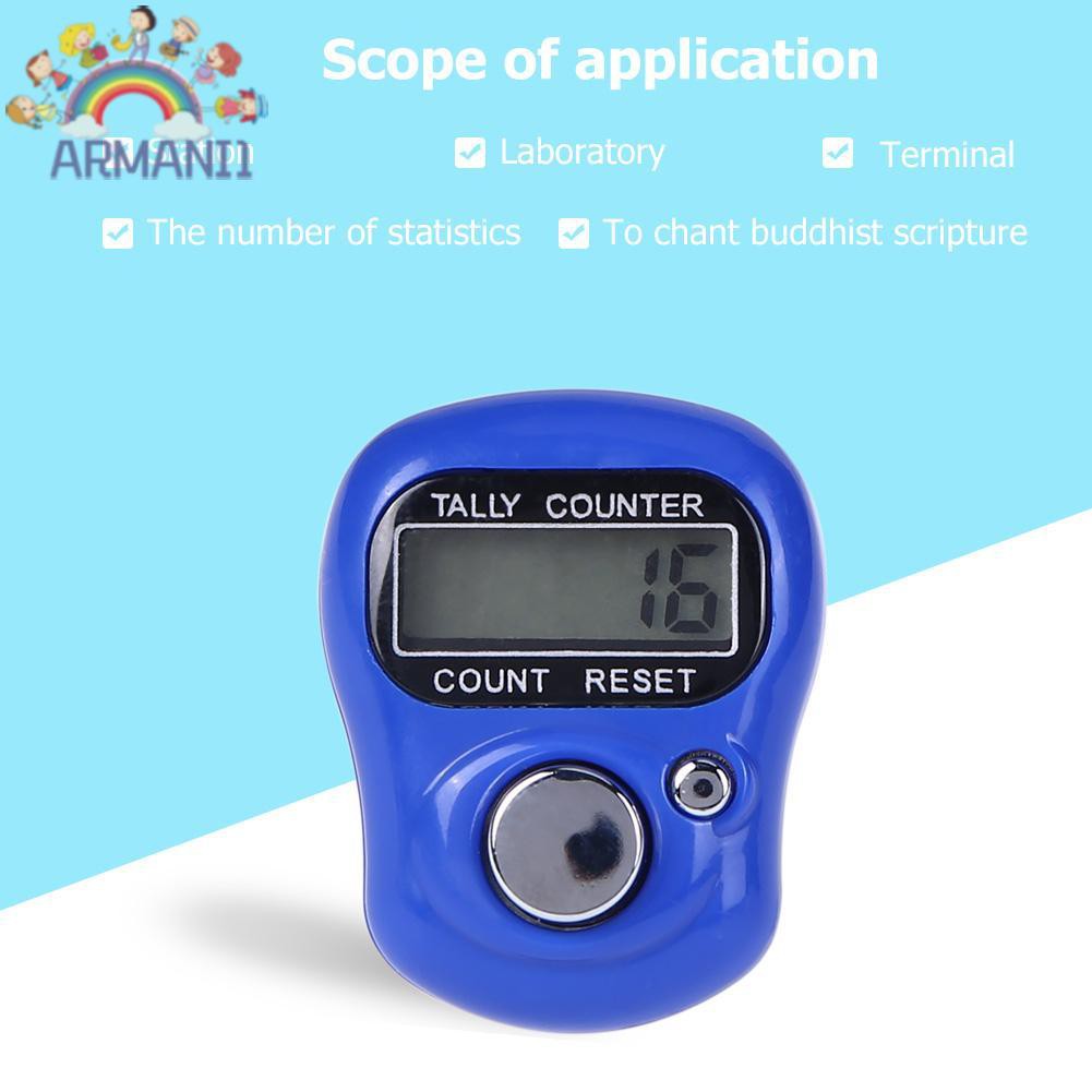 ARMANI TALLY Đồng Hồ Đếm Số Điện Tử Đeo Ngón Tay