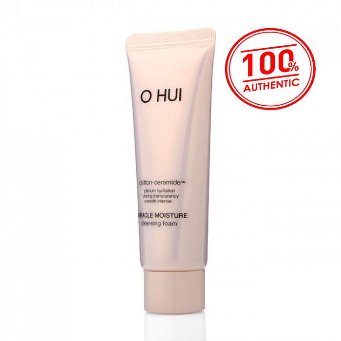 SỮA RỬA MẶT OHUI HỒNG MIRACLE MOISTURE CLEANSING FOAM 40ml