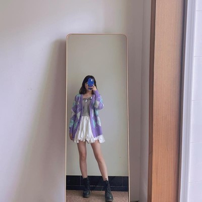 [004 ORDER] ÁO KHOÁC CARDIGAN HỌA TIẾT KẺ CHÉO THANH LỊCH PHONG CÁCH ĐIỆU ĐÀ | BigBuy360 - bigbuy360.vn