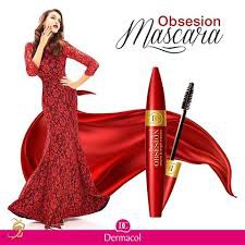 [Mã FMCGM50 - 8% đơn 250K] Chuốt mi làm dày và cong mi Dermacol Obsesión Mascara - Black 12ml