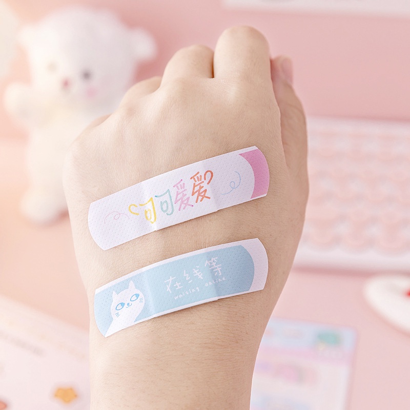 Set 5 Băng Cá Nhân Họa Tiết Hoạt Hình Thoáng Khí Chăm Sóc Làn Da Hiệu Quả Dành Cho Bé