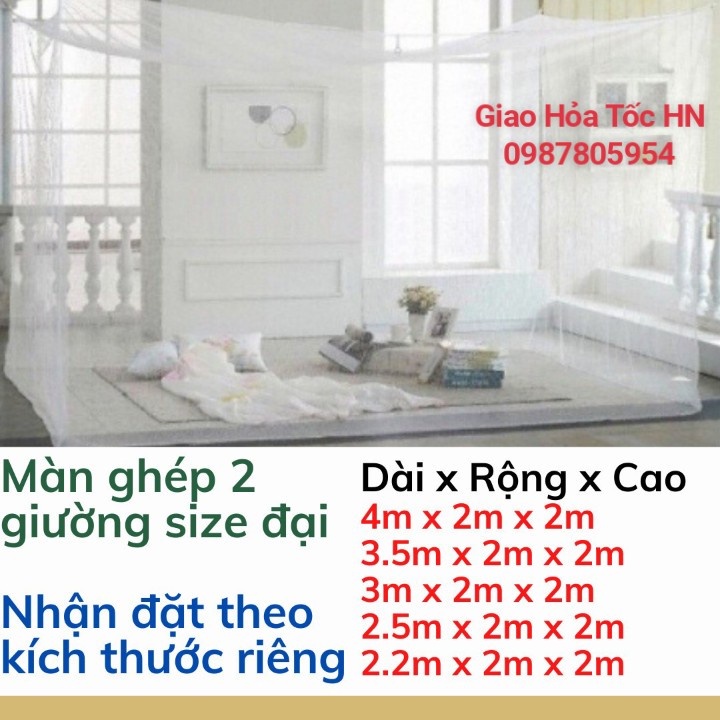 Mùng, Màn Tuyn Hà Nội 10 10 Cao 2m Size Đại Đủ Kích Thước