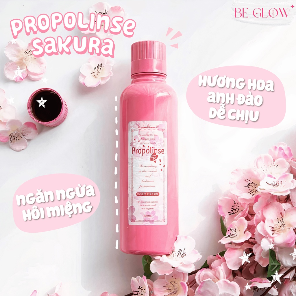 Nước súc miệng Propolinse Nhật Bản giúp làm sạch và giảm mảng bám 600ml - Be Glow Beauty