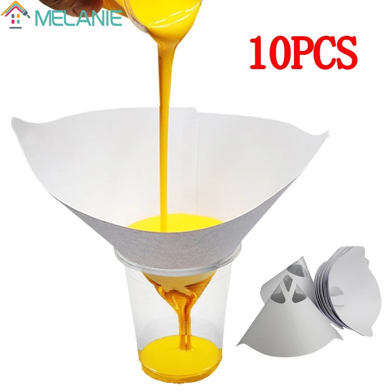 Bộ 10 Phễu Giấy Lọc Phun Sơn Xe Hơi Dùng Một Lần